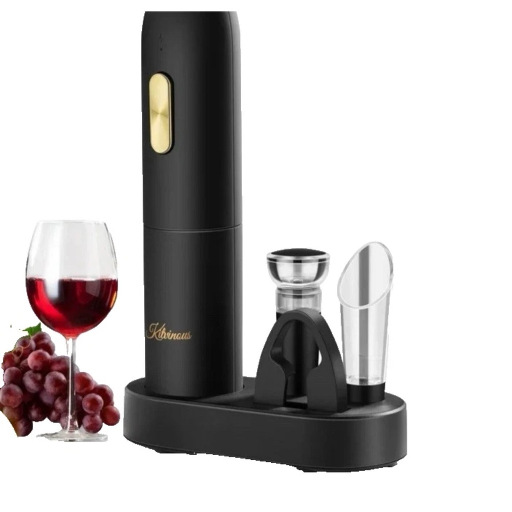 Electric Wine Opener Set with Accessories